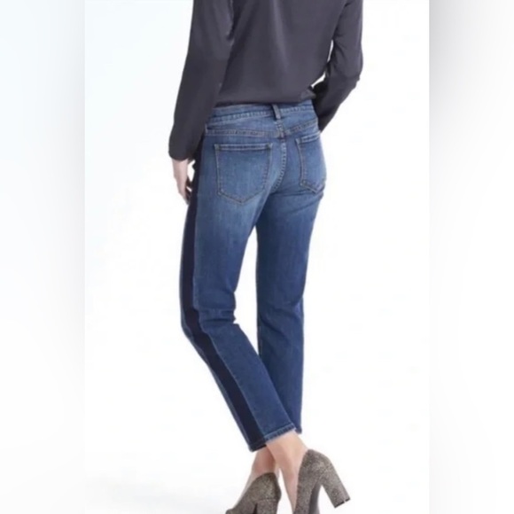 Banana Republic Two Tone Girlfriend Crop - Picture 2 of 2